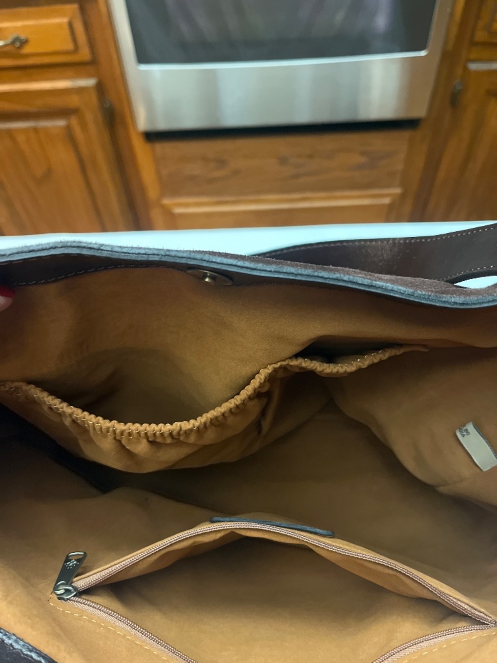 NWT Patricia Nash Dark Brown Suede Prairie Hobo Bag. NWT. - Picture 13 of 15